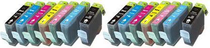 14x Canon Compatible Ink Multipack Cartridges PGI5 - CLI8 SELECT YOUR OWN COLOURS - Free UK Delivery